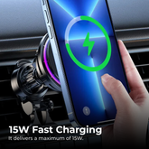 15W Fast Wireless Car Charger with Cooling Fan